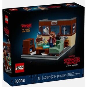 New Lego 40891 Stranger Things WSQK Radio Station Limited Edition Ships Fast